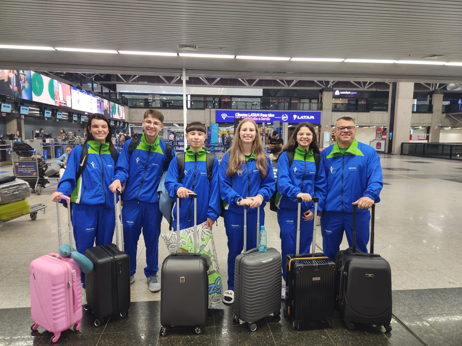 Equipe paranaense nos JEBs