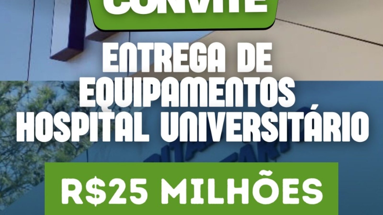 R$ 25 milhões em novos equipamentos hospitalares