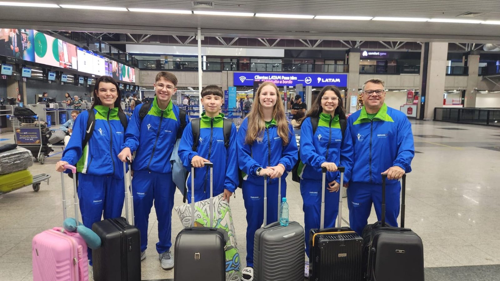 Equipe paranaense nos JEBs