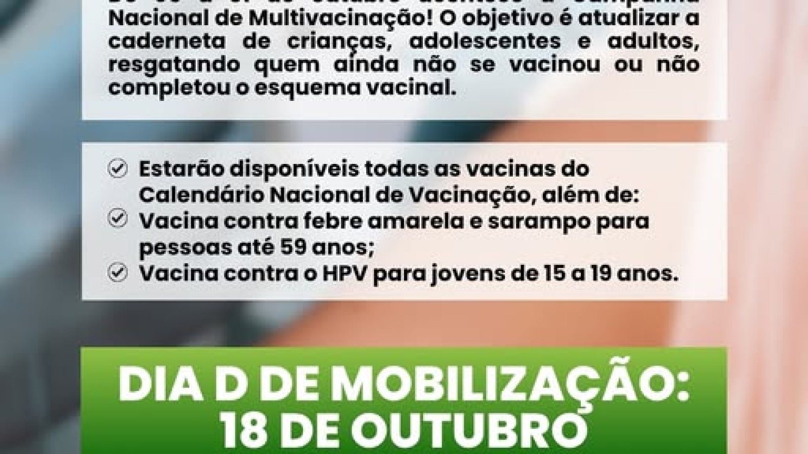 Multivacinação em Medianeira