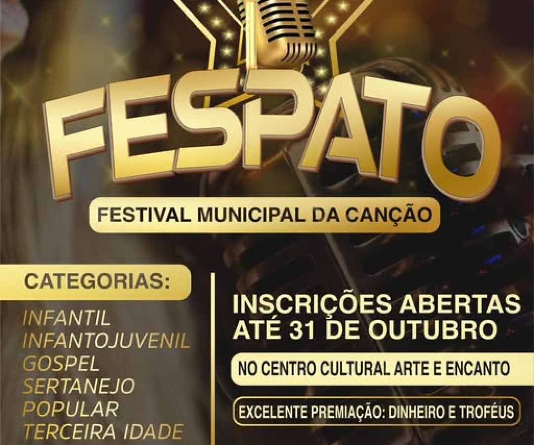 Inscrições abertas para o Fespato 2025