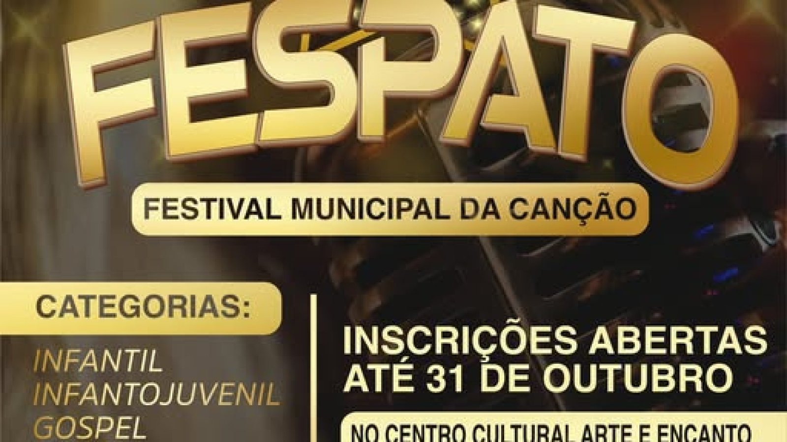 Inscrições abertas para o Fespato 2025