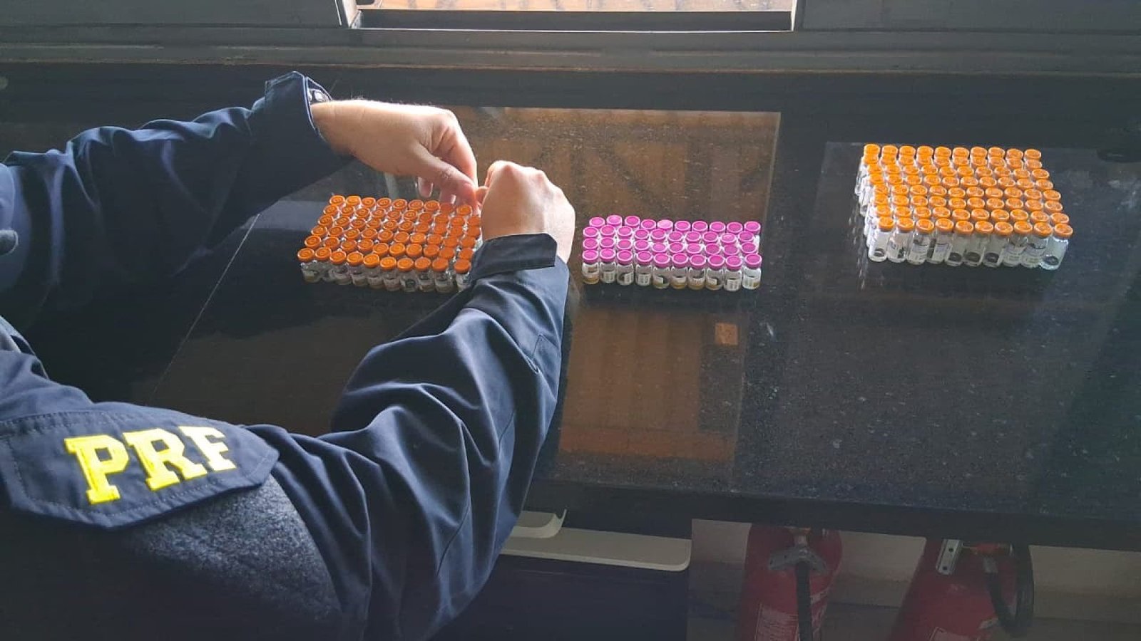 Apreensão na Unidade Operacional da PRF, na BR-277